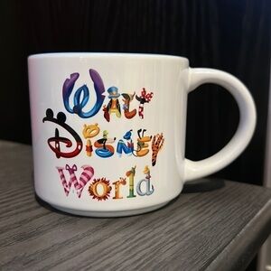 Disney Coffee Cup - Walt Disney World Character Letters